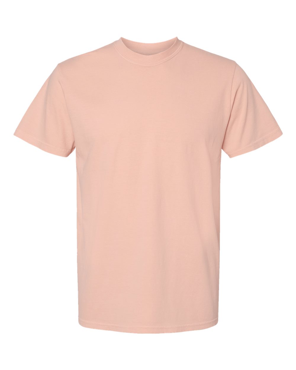 Unisex T-Shirt in Peachy - flat front