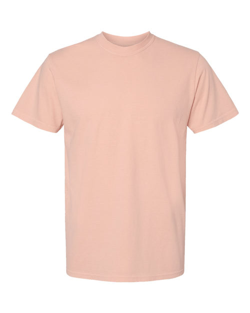 Unisex T-Shirt in Peachy - flat front