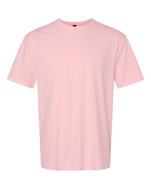Unisex T-Shirt in Light Pink - flat front