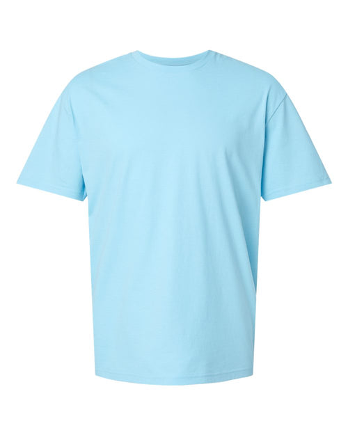 Unisex T-Shirt in Sky - flat front