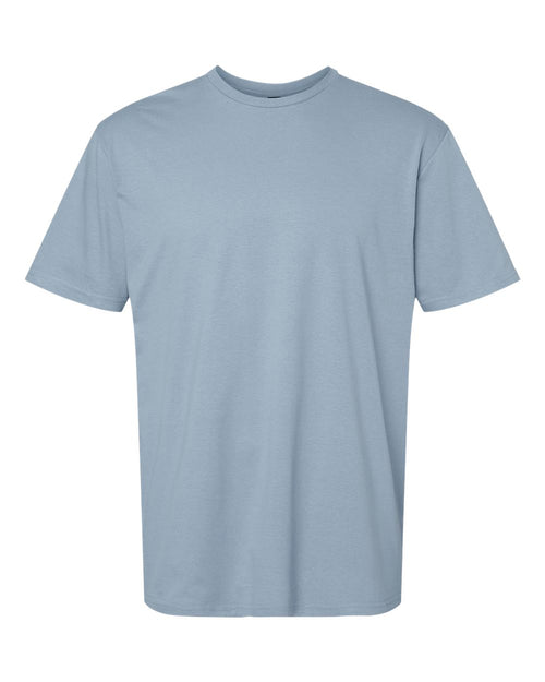 Unisex T-Shirt in Stone Blue - flat front