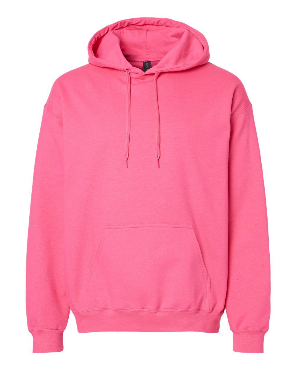 Unisex Hoodie in Pink Lemonade - flat front