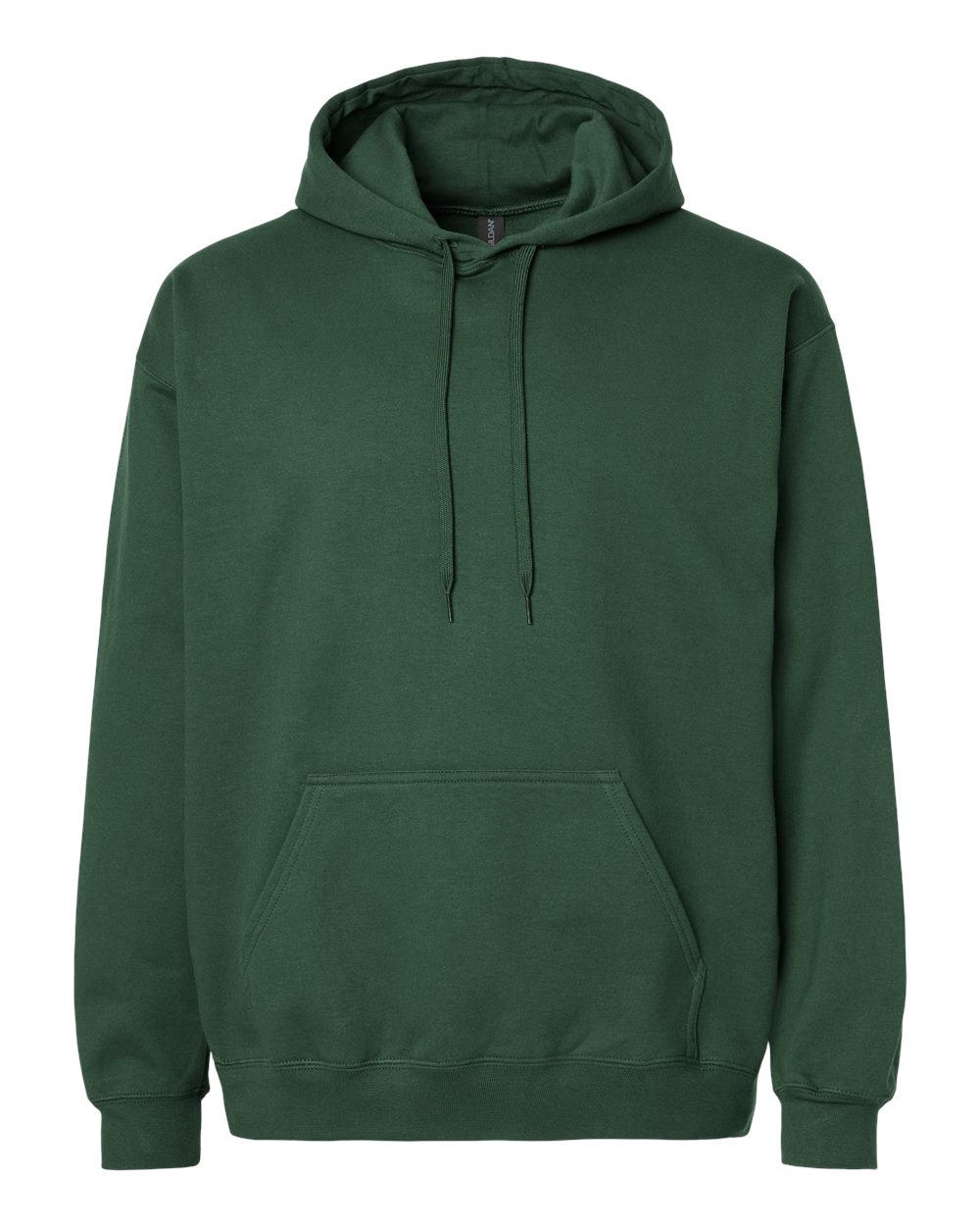 Unisex Hoodie in Forest Green - flat front