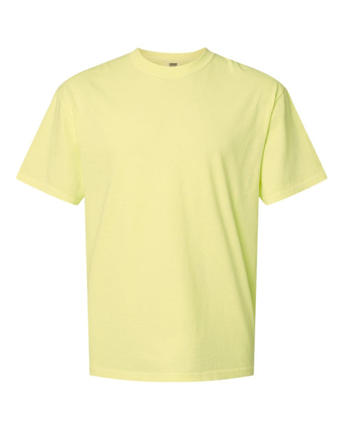 Unisex T-Shirt in Neon Lemon - flat front
