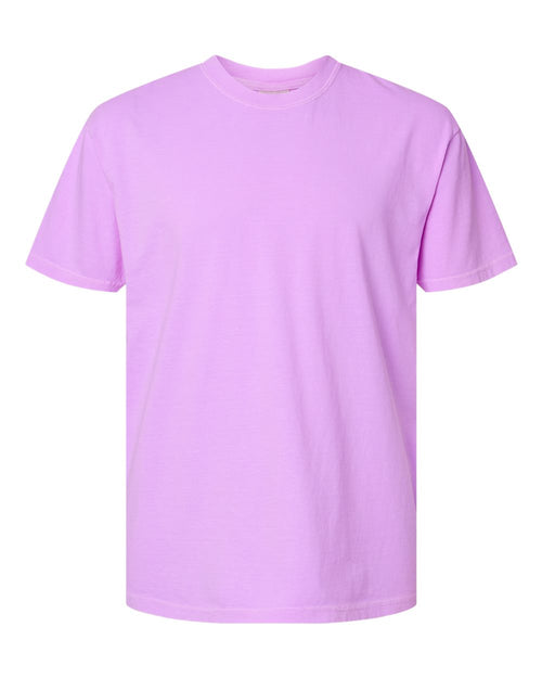 Unisex T-Shirt in Neon Violet - flat front