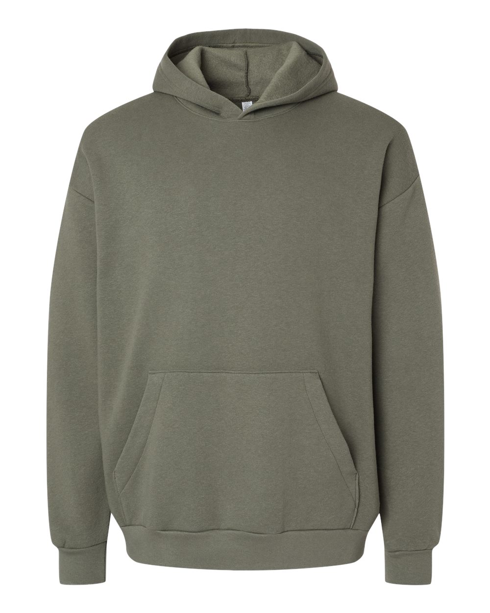 American Apparel Unisex ReFlex Fleece Hoodie Sweatshirt in Lieutenant - flat front