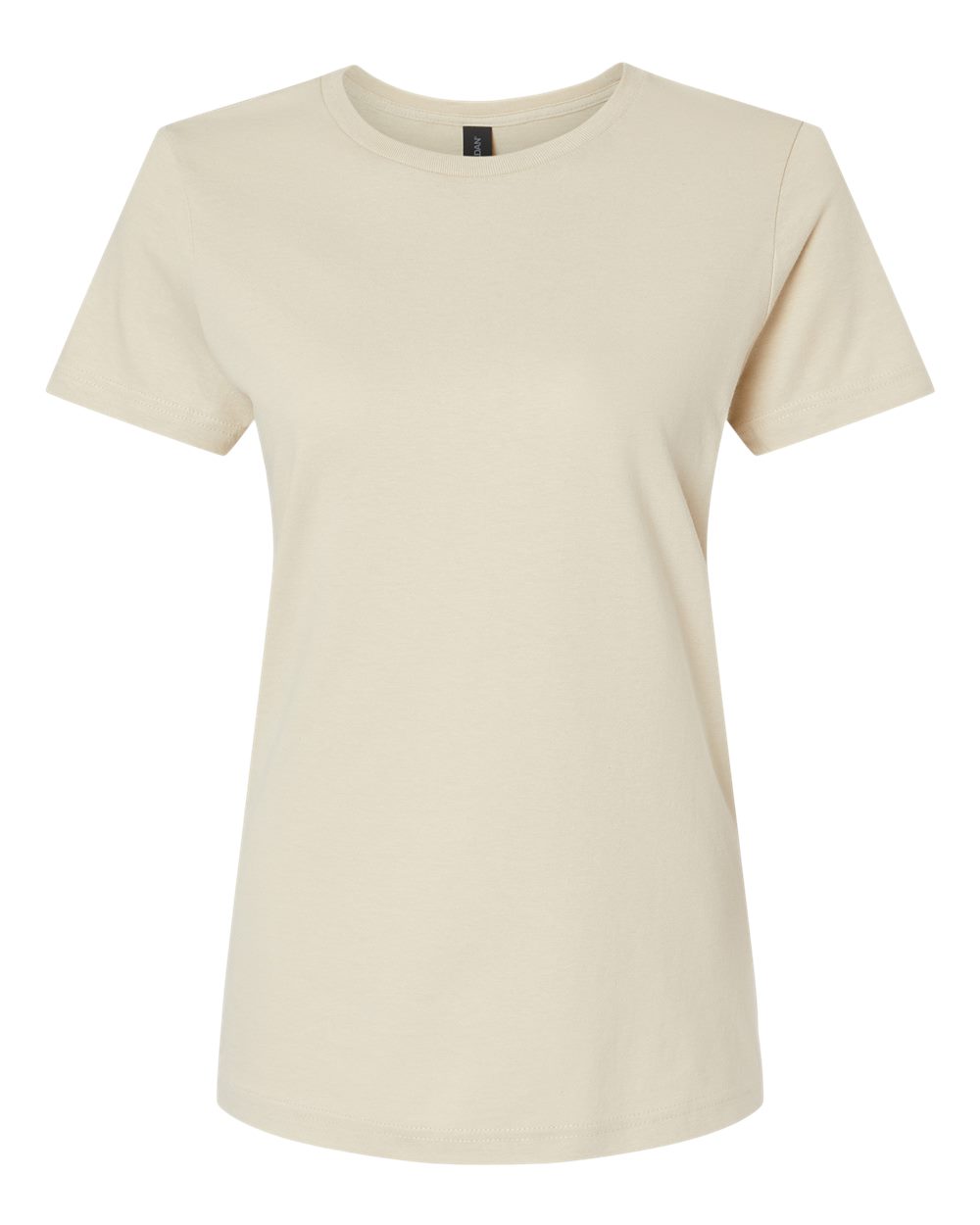 Women's T-Shirt in Sand - flat front