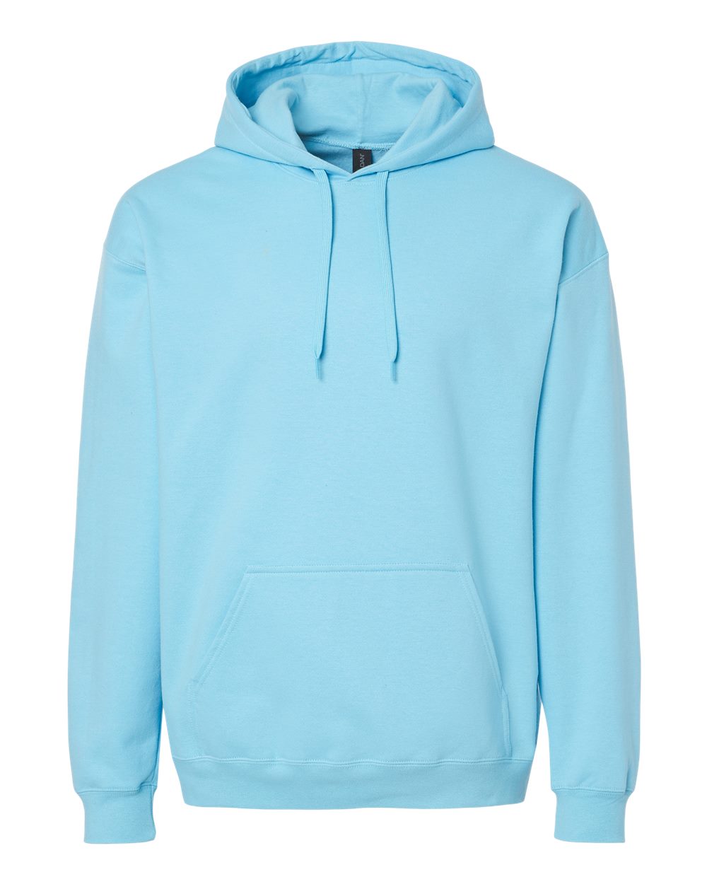 Unisex Hoodie in Sky - flat front