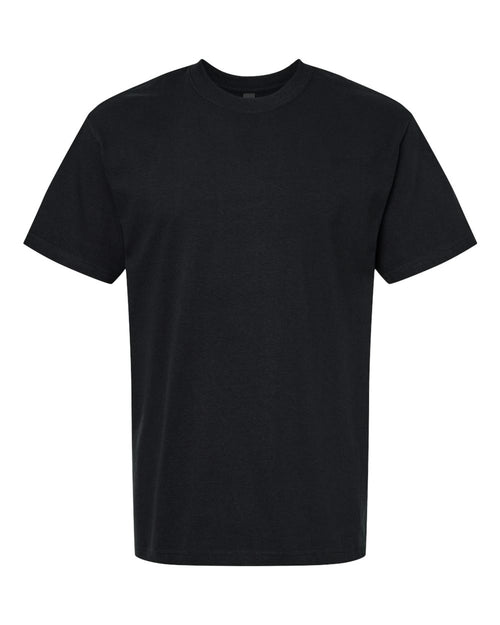 Unisex Hammer™ Maxweight T-Shirt in Pitch Black - flat front