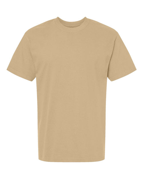 Unisex Hammer™ Maxweight T-Shirt in Tan - flat front