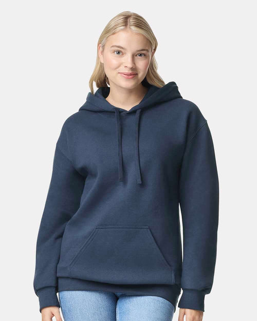 Unisex Hammer™ Maxweight Hooded Sweatshirt on model, front