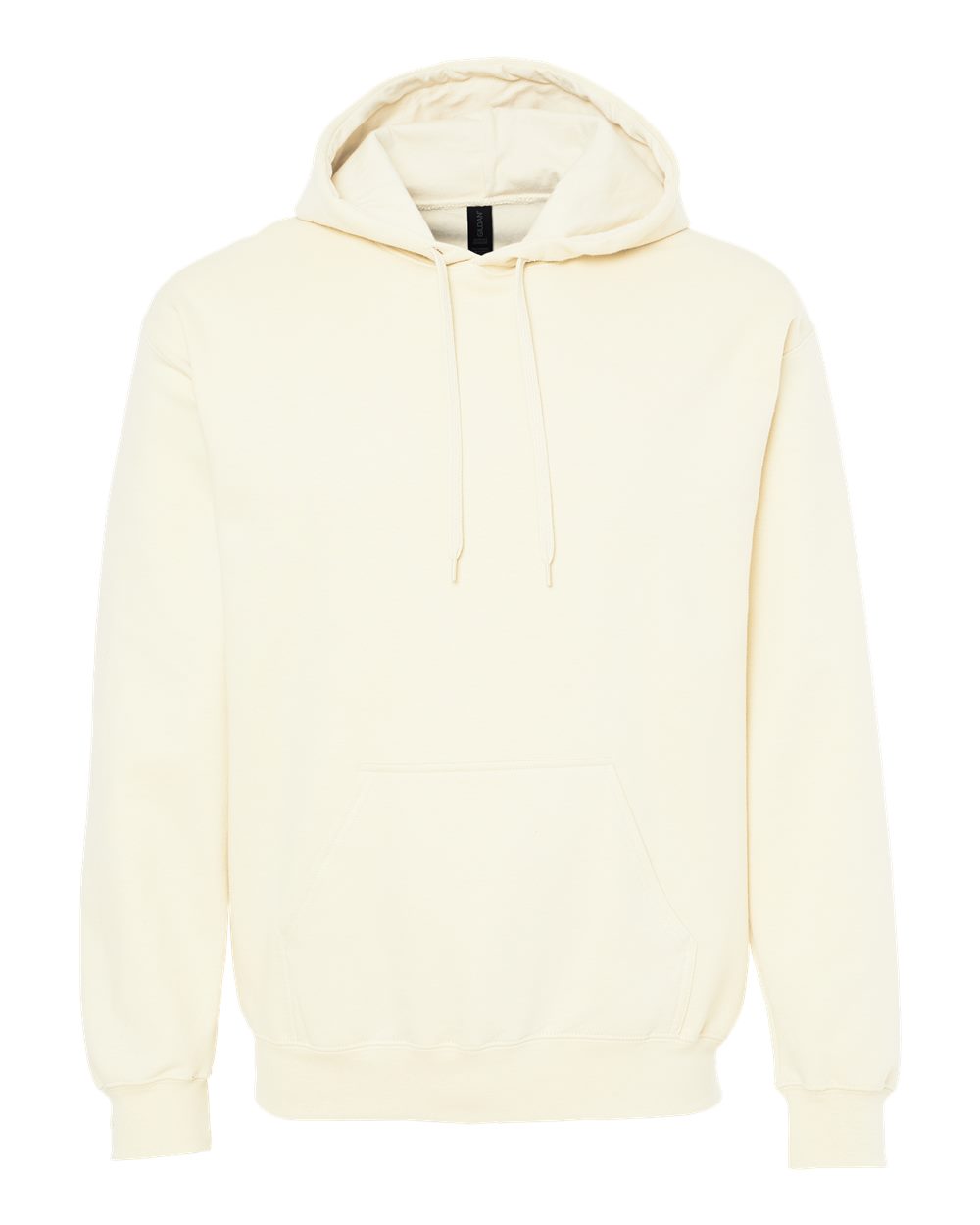 Unisex Hoodie in Off White - flat front
