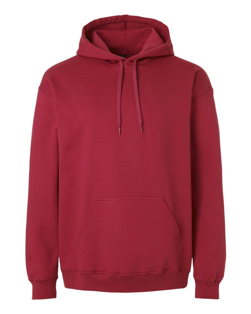 Unisex Hoodie in Cardinal - flat front