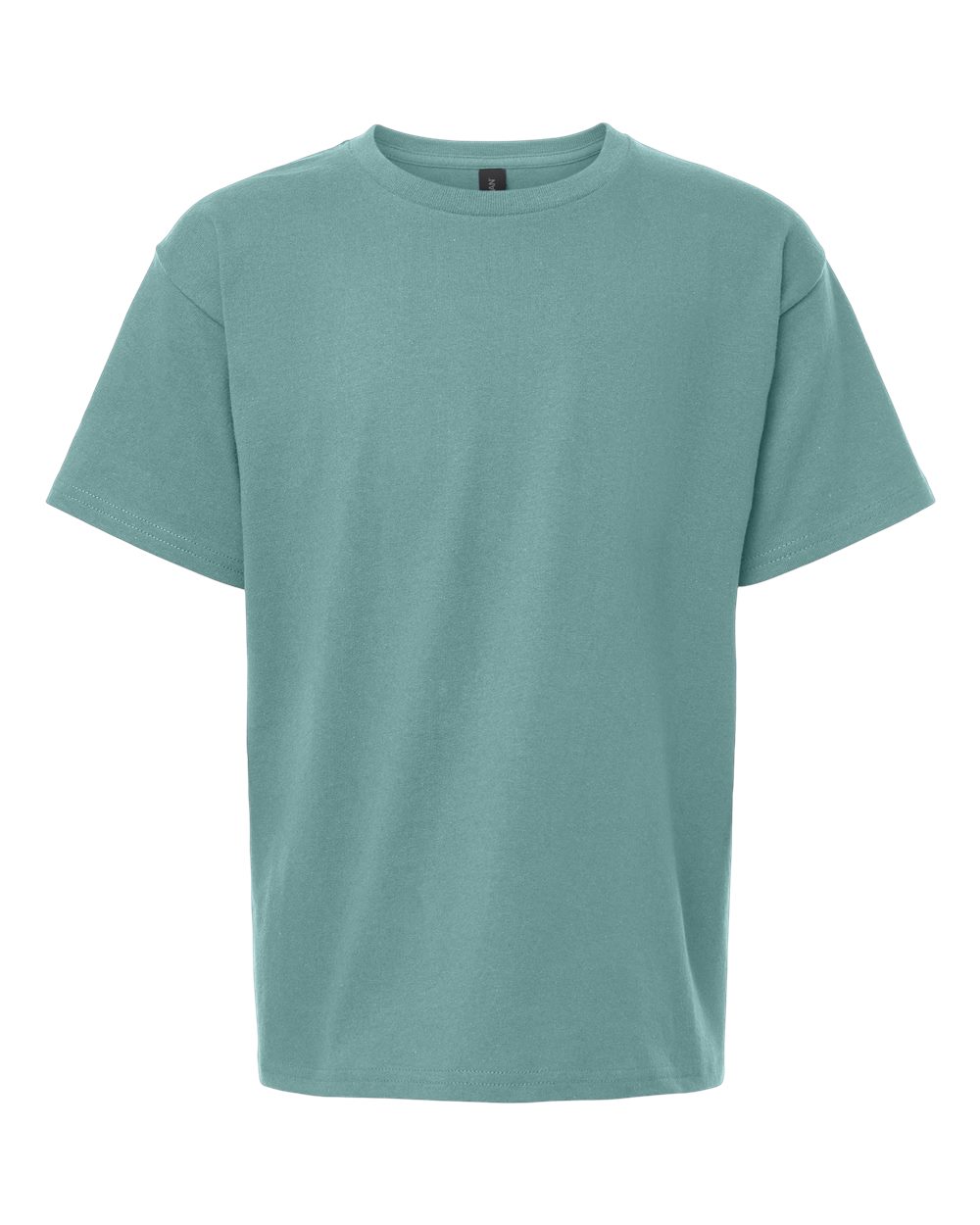 Youth T-Shirt in Aquatic - flat front