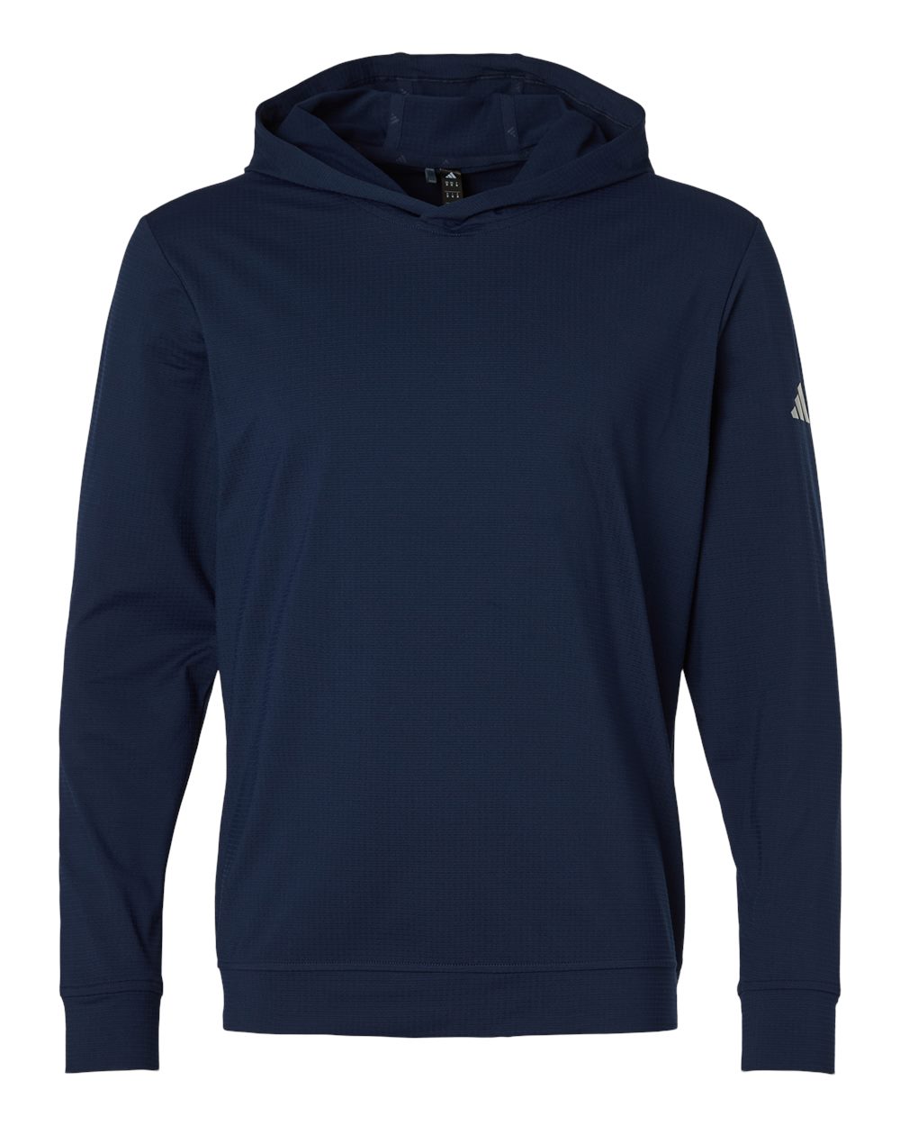 Men's Elevated Performance Hoodie in Collegiate Navy - flat front