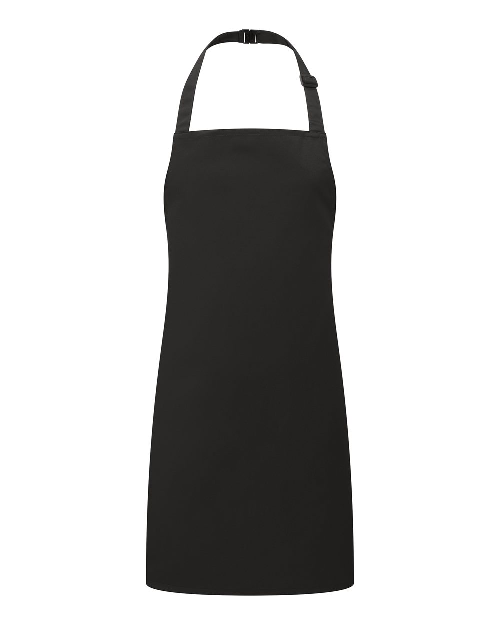 Youth Recycled Apron in Black - flat front