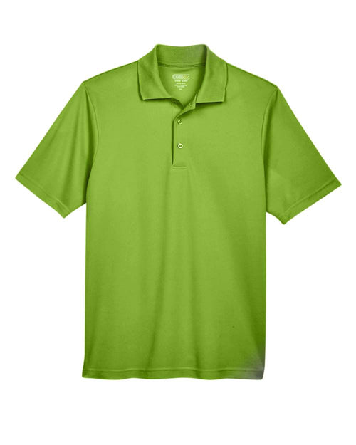 Men's Origin Performance Piqué Polo in Acid Green - flat front