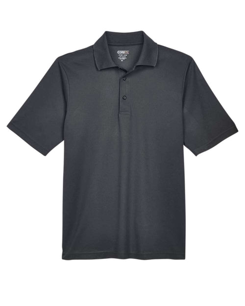 Men's Origin Performance Piqué Polo in Carbon - flat front