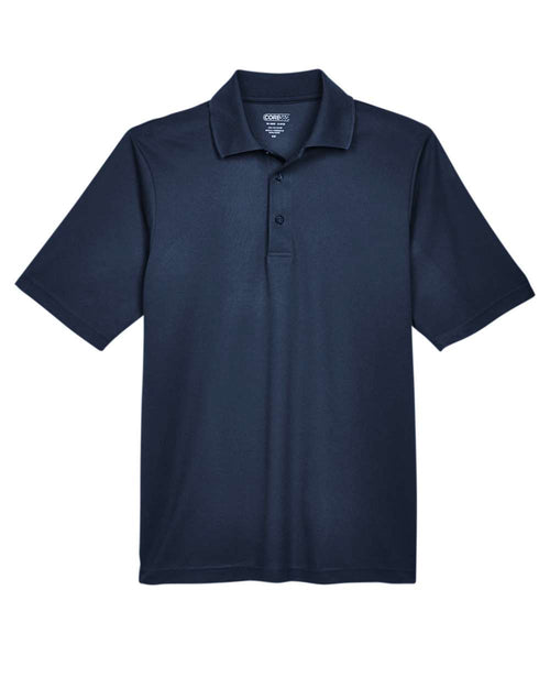 Men's Origin Performance Piqué Polo in Classic Navy - flat front