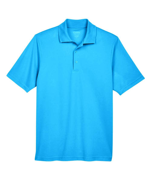 Men's Origin Performance Piqué Polo in Electric Blue - flat front