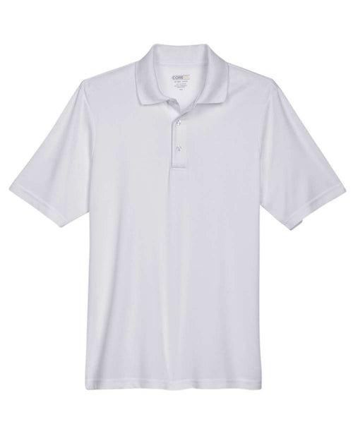 Men's Origin Performance Piqué Polo in Platinum - flat front