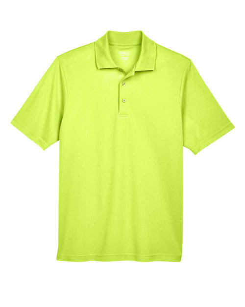 Men's Origin Performance Piqué Polo in Safety Yellow - flat front