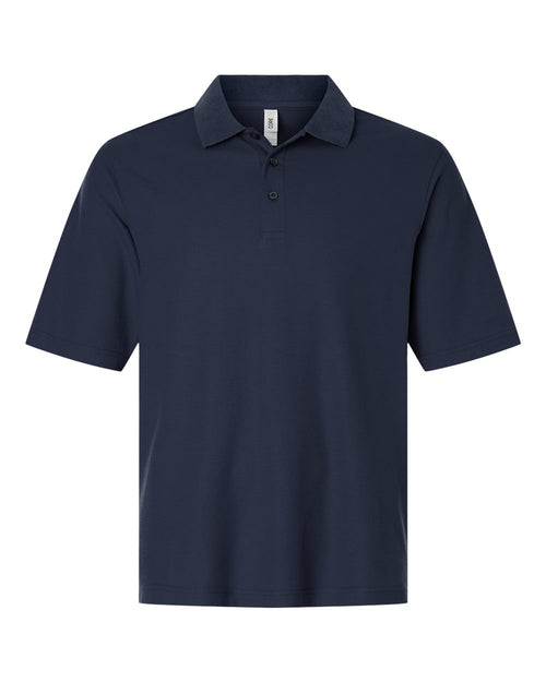 Men's Performance Uniform Polo in Classic Navy - flat front