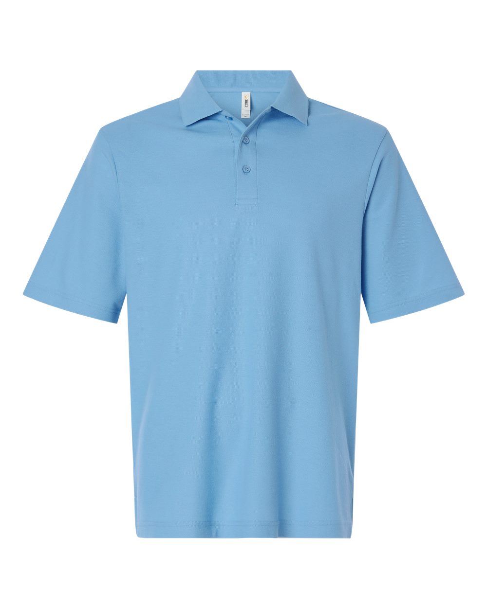 Men's Performance Uniform Polo in Columbia Blue - flat front