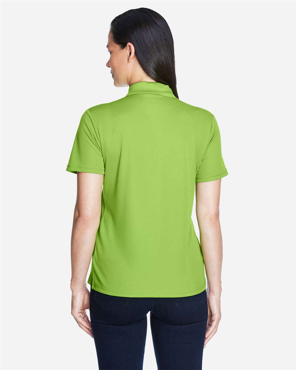 Women's Origin Performance Piqué Polo on model, back