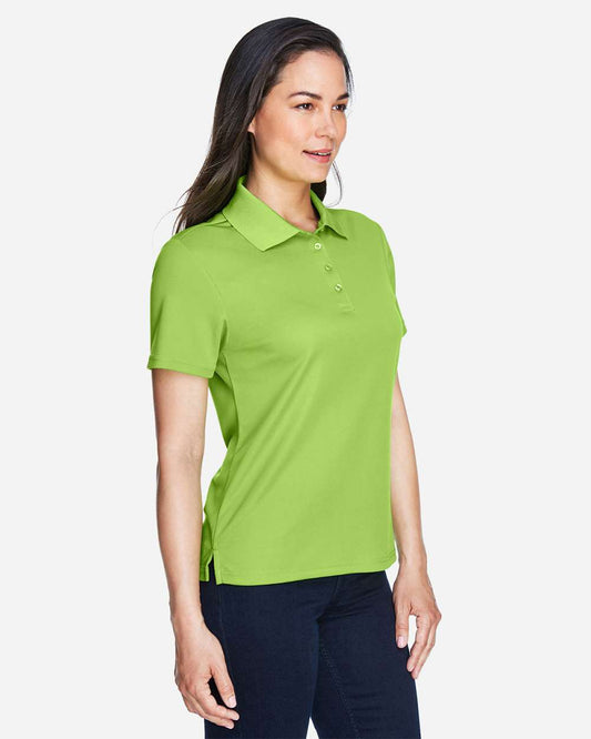 Women's Origin Performance Piqué Polo on model, side