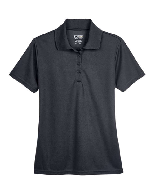 Women's Origin Performance Piqué Polo in Carbon - flat front