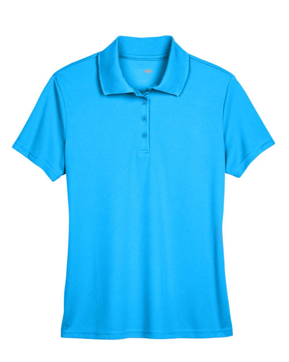 Women's Origin Performance Piqué Polo in Electric Blue - flat front