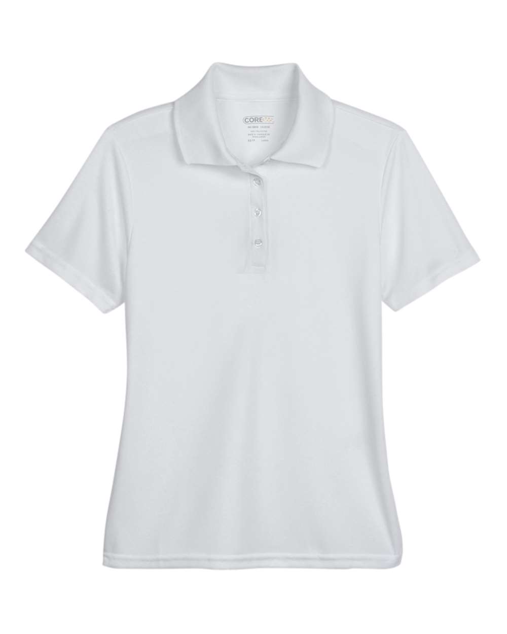 Women's Origin Performance Piqué Polo in Platinum - flat front