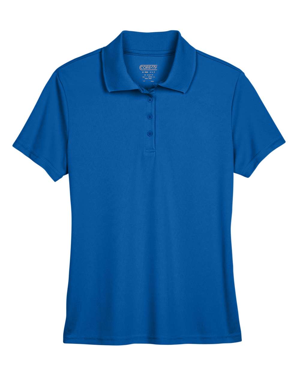 Women's Origin Performance Piqué Polo in True Royal - flat front