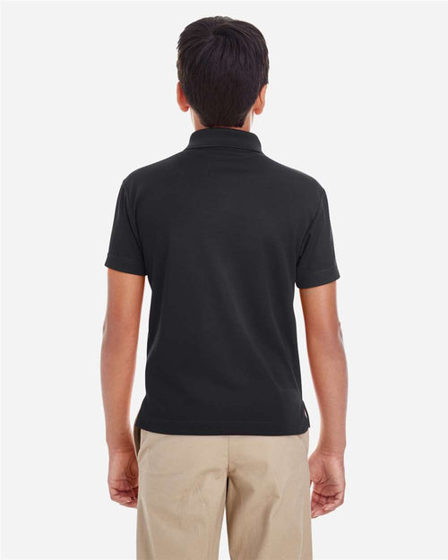 Youth Origin Performance Piqué Polo on model, back