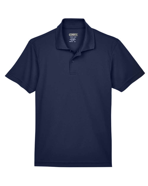 Youth Origin Performance Piqué Polo in Classic Navy - flat front