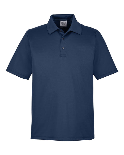 Men's Zone Performance Polo in Sport Dark Navy - flat front
