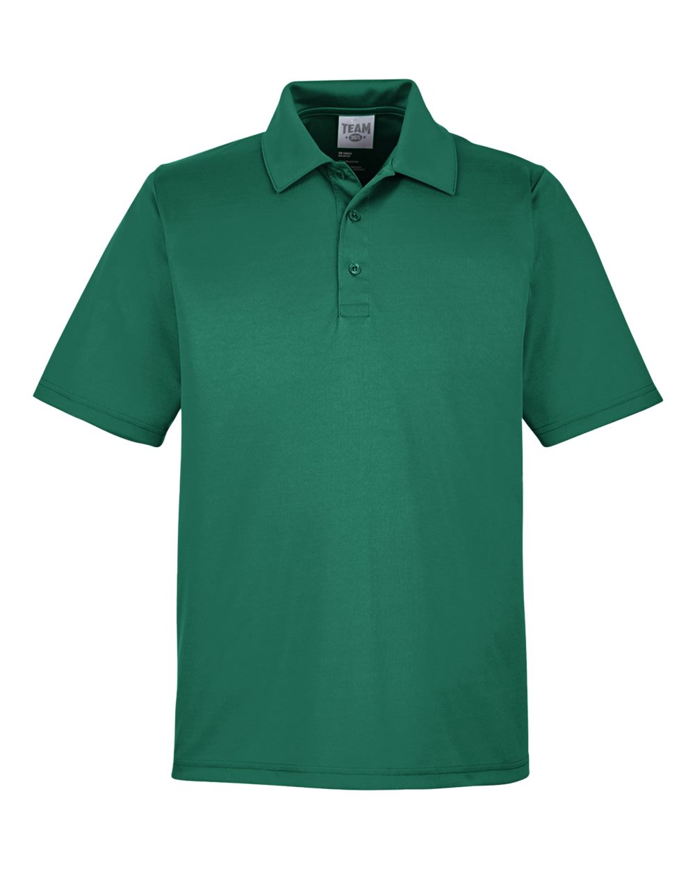 Men's Zone Performance Polo in Sport Forest - flat front