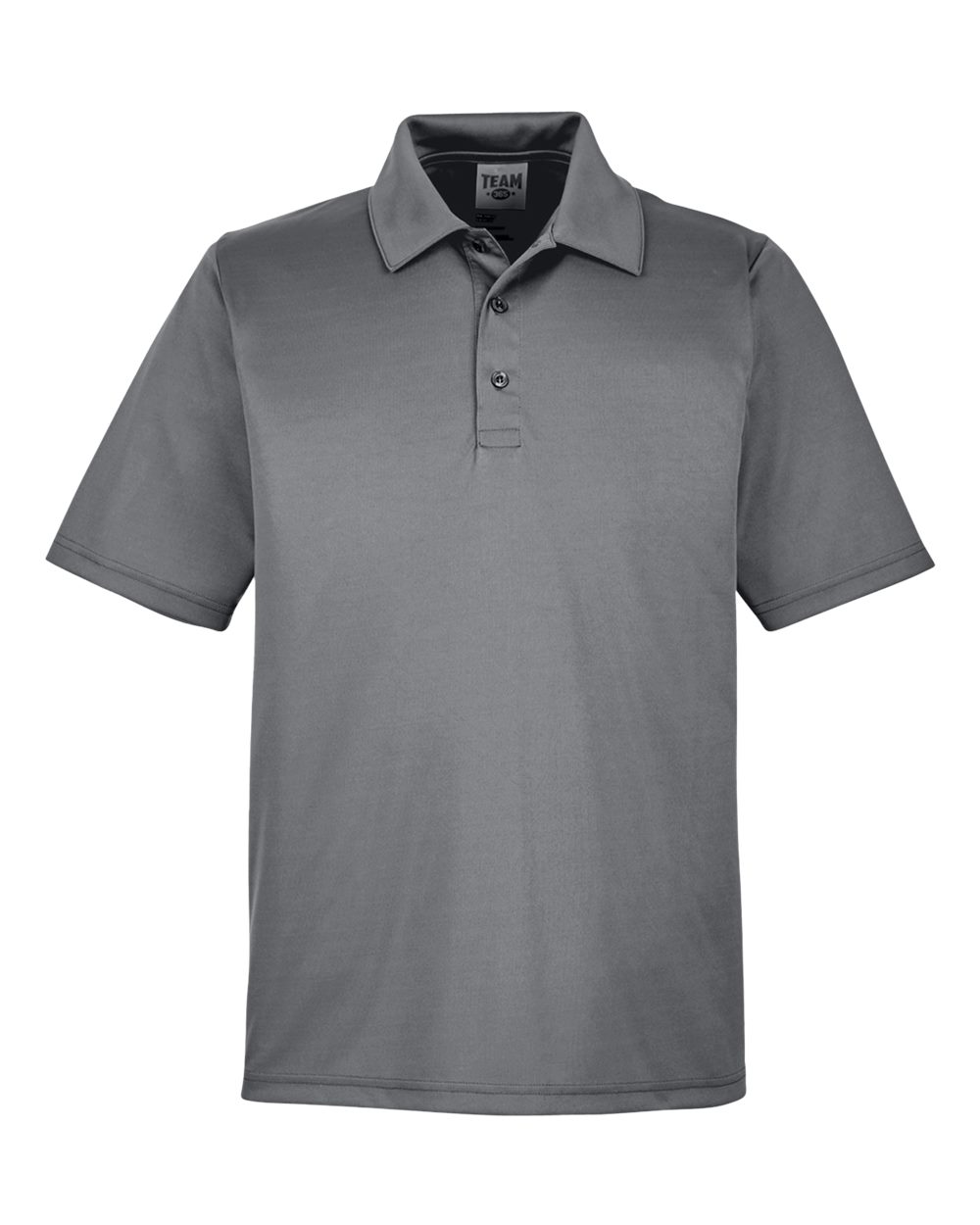 Men's Zone Performance Polo in Sport Graphite - flat front