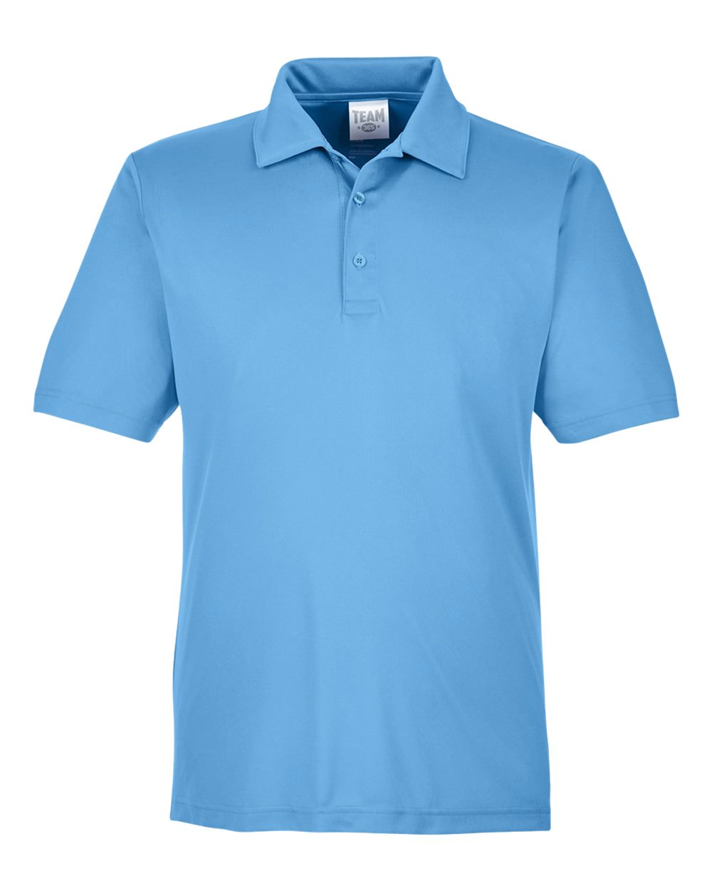 Men's Zone Performance Polo in Sport Light Blue - flat front