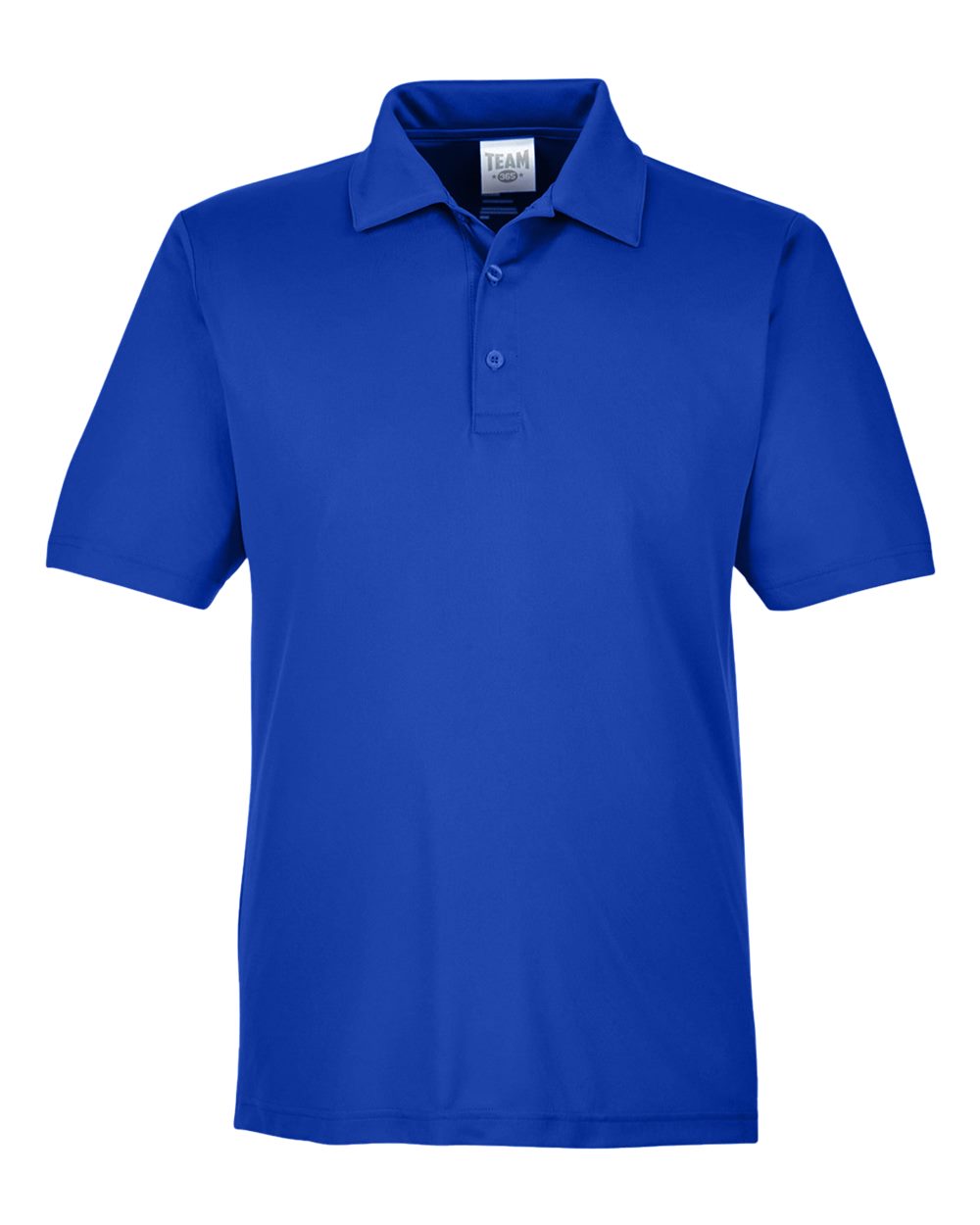 Men's Zone Performance Polo in Sport Royal - flat front