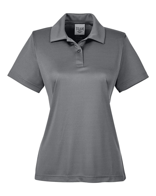 Women's Zone Performance Polo in Sport Graphite - flat front