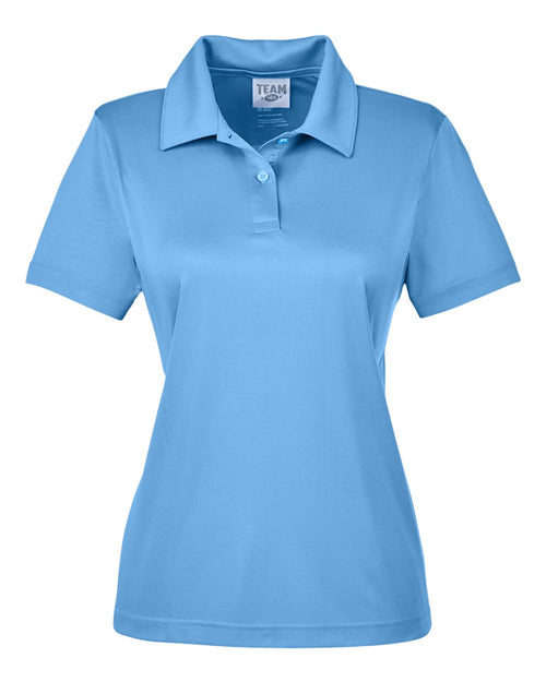 Women's Zone Performance Polo in Sport Light Blue - flat front