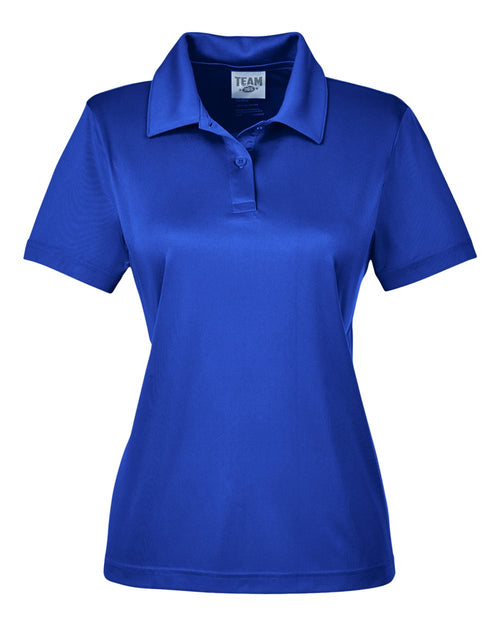 Women's Zone Performance Polo in Sport Royal - flat front