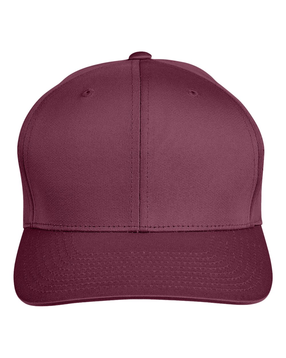 Zone Performance Cap by Yupoong® in Sport Maroon - flat front
