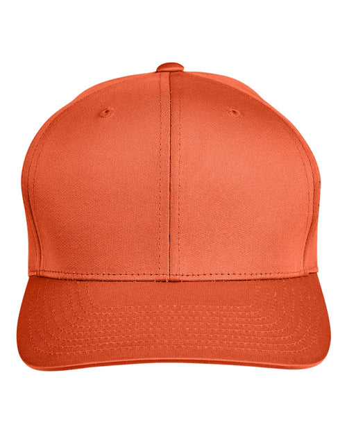 Zone Performance Cap by Yupoong® in Sport Orange - flat front