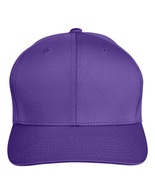 Zone Performance Cap by Yupoong® in Sport Purple - flat front