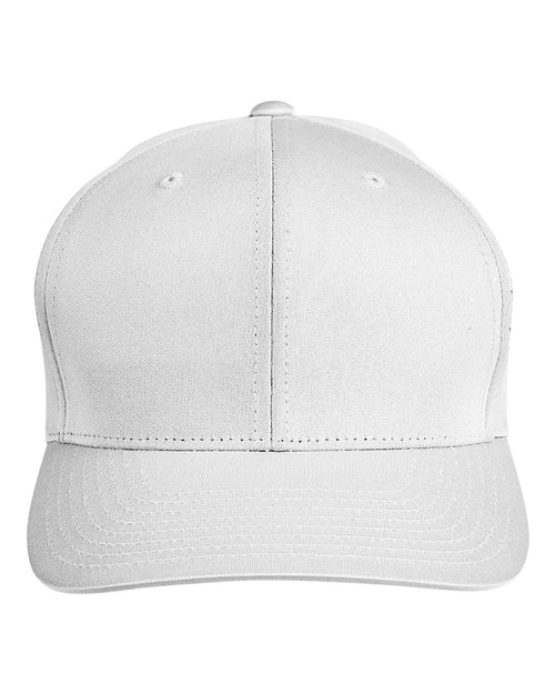 Zone Performance Cap by Yupoong® in White - flat front