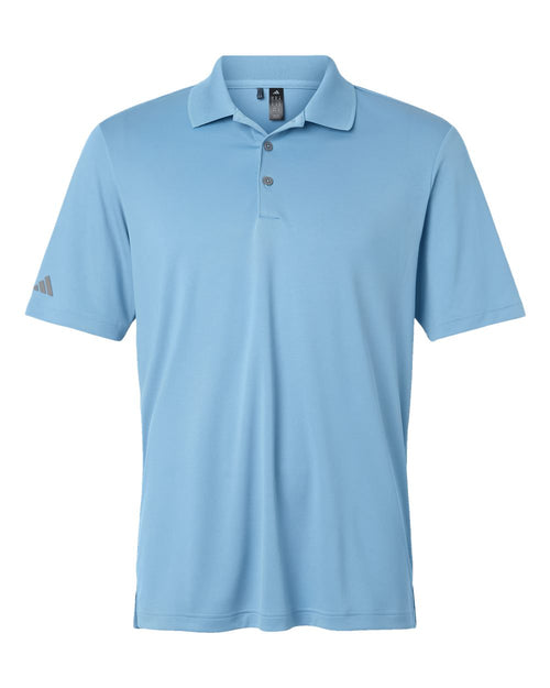 Men's Moisture-Wicking Performance Polo in Team Light Blue - flat front