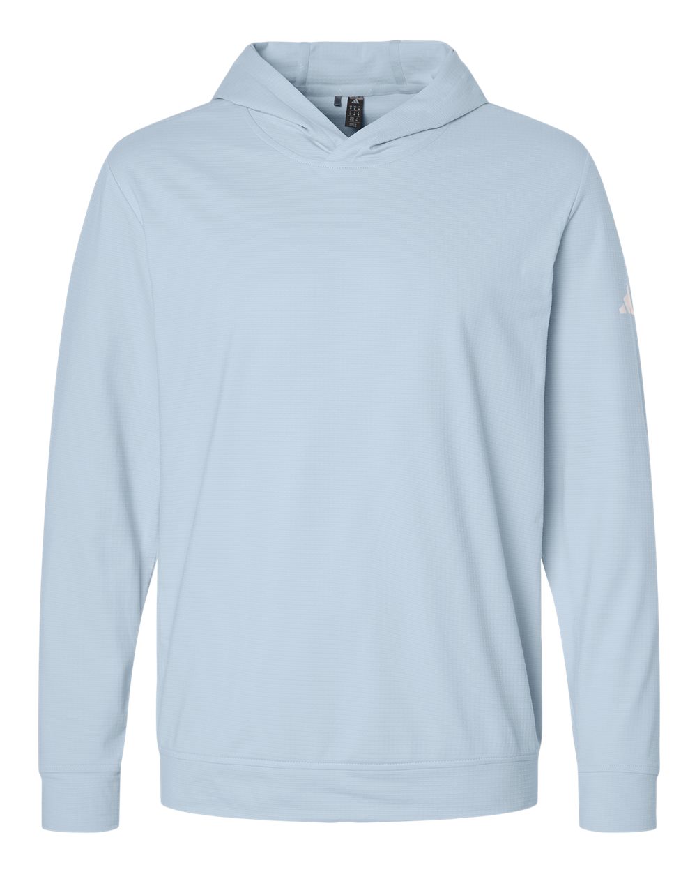 Men's Elevated Performance Hoodie in Crystal Sky - flat front